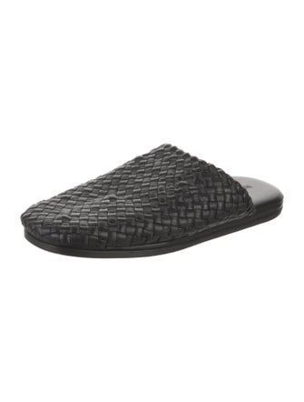 Bottega Veneta Intrecciato Weave Leather Slippers