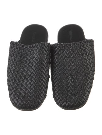 Bottega Veneta Intrecciato Weave Leather Slippers