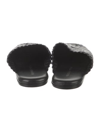 Bottega Veneta Intrecciato Weave Leather Slippers