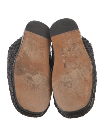 Bottega Veneta Intrecciato Weave Leather Slippers