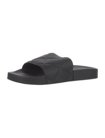 Bottega Veneta Intrecciato Weave Rubber Slides
