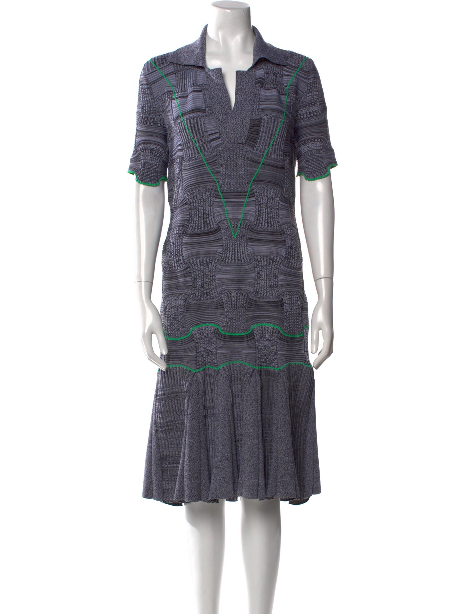 Bottega Veneta Printed Knee-Length Dress