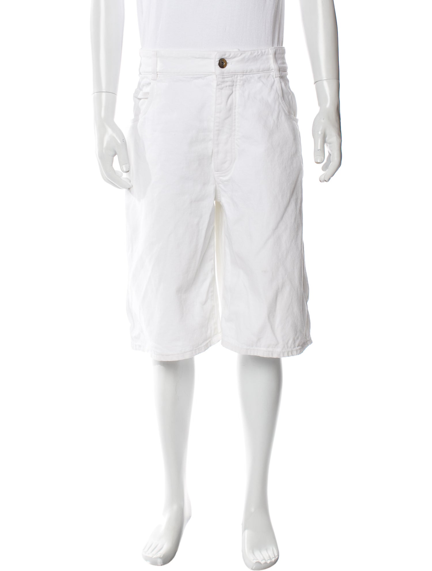 Bottega Veneta Flat Front Shorts