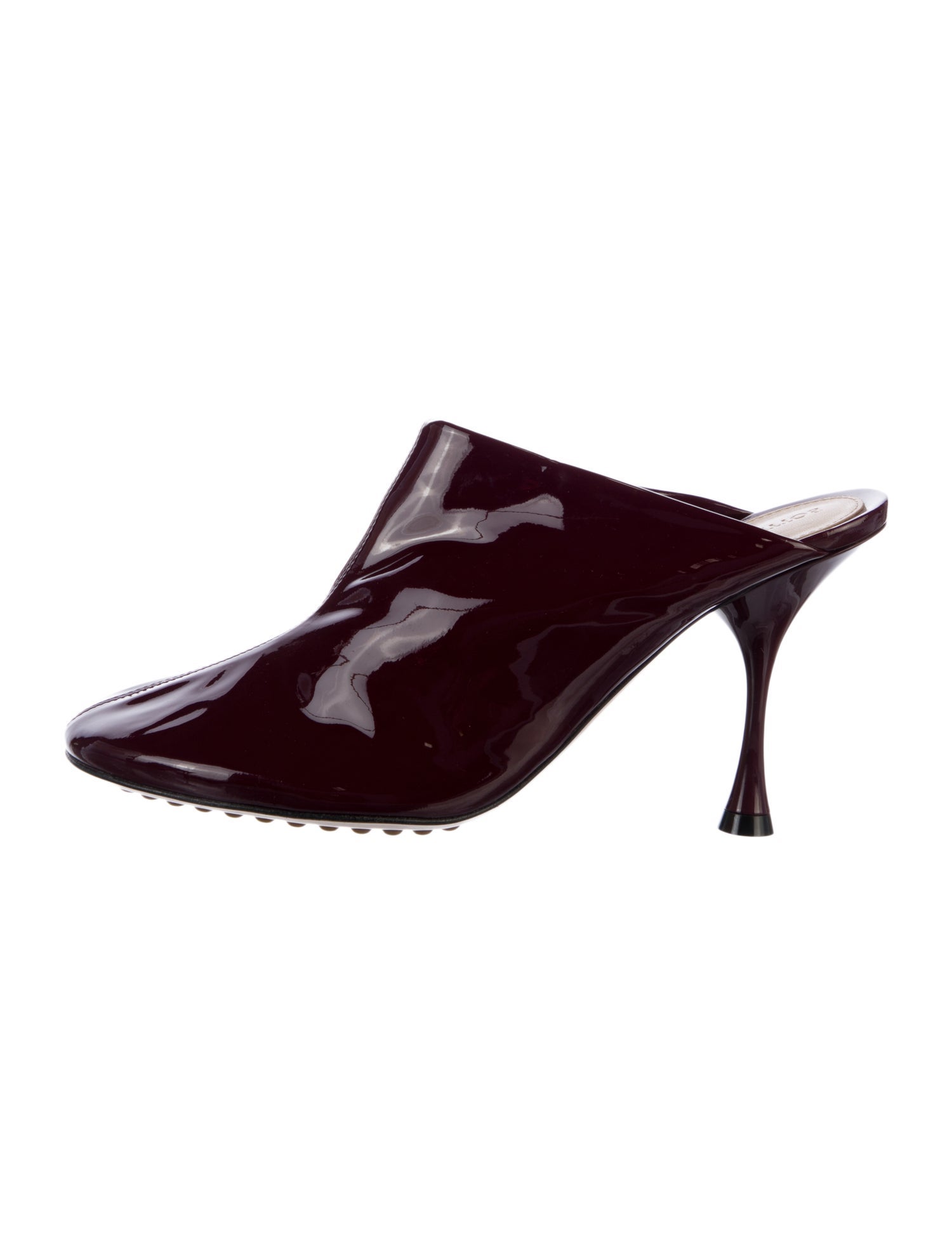 Bottega Veneta Patent Leather Mules