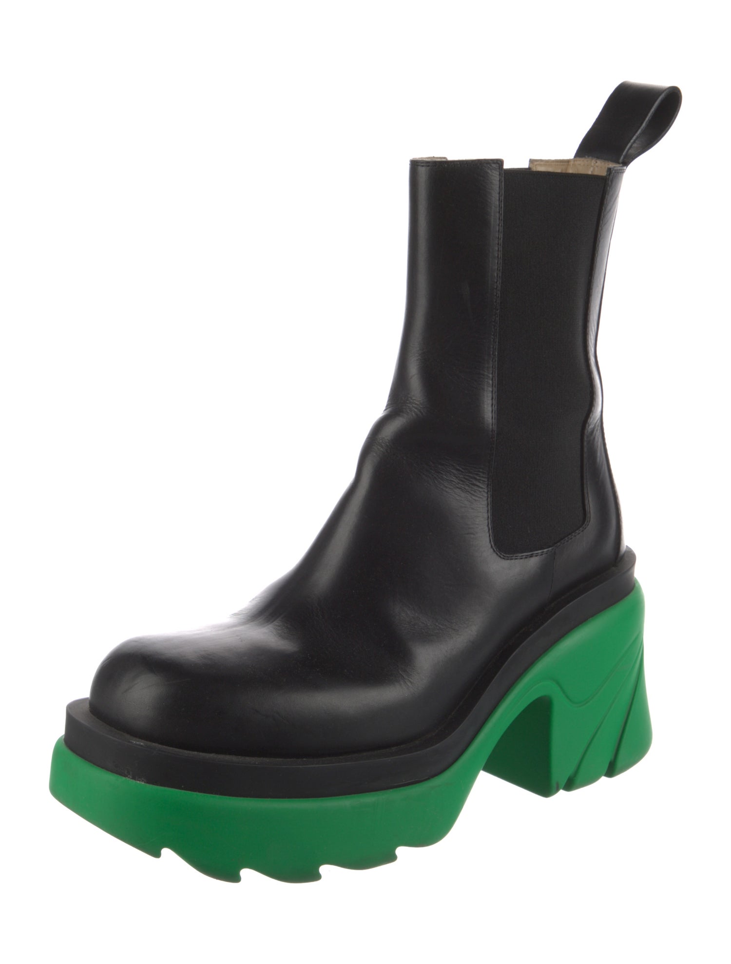 Bottega Veneta Leather Rain Boots