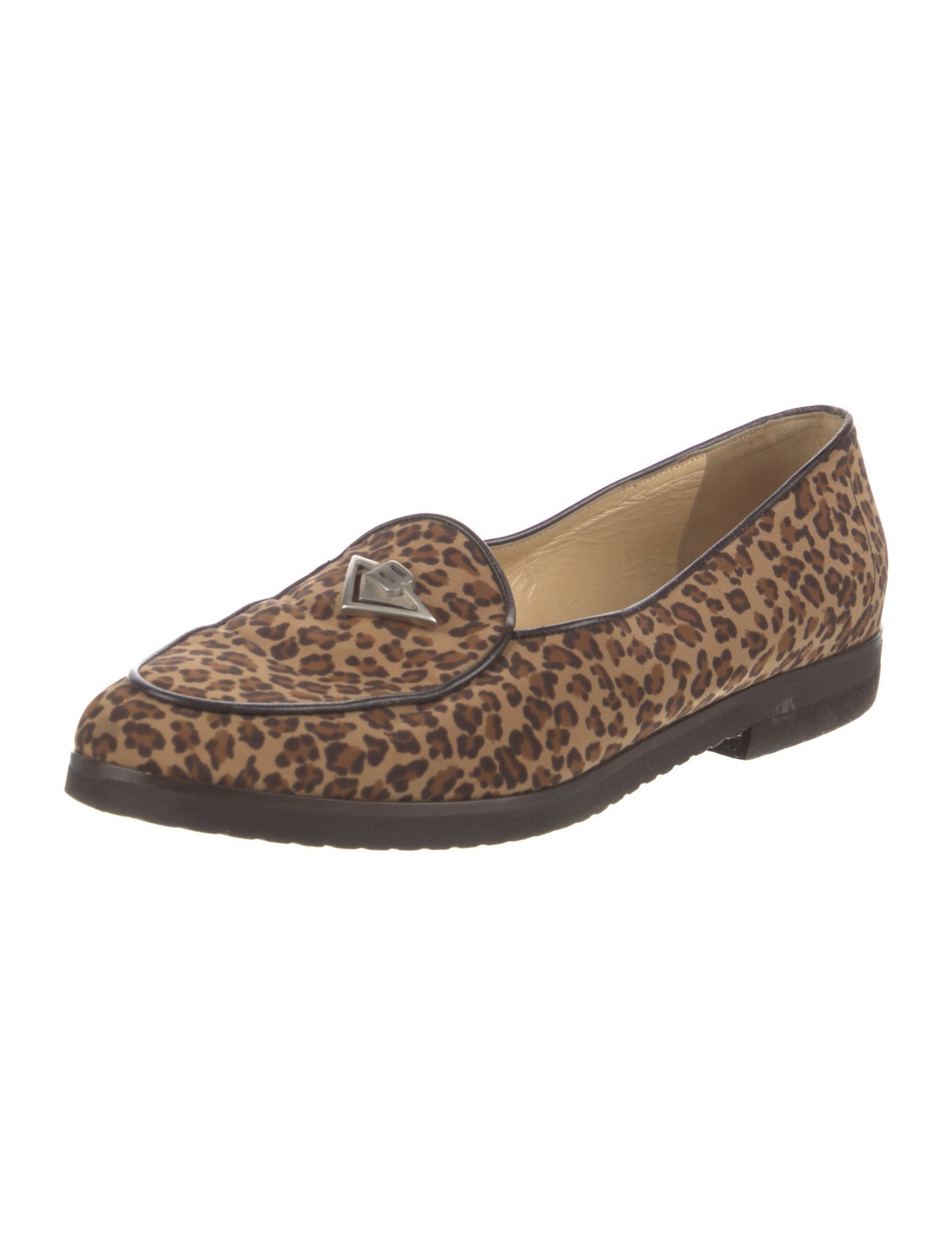 Bottega Veneta Vintage Animal Print Loafers