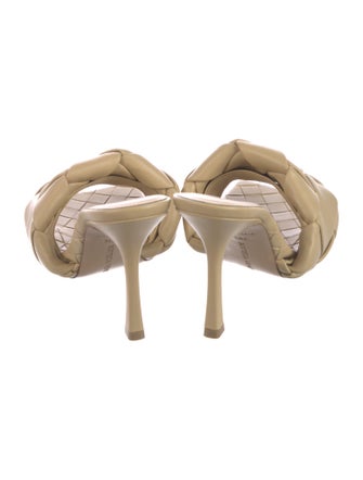 Bottega Veneta Intrecciato Weave Leather Slides