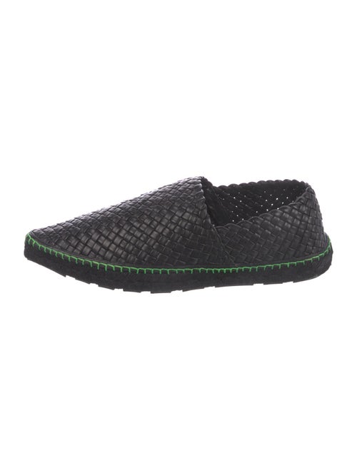 Bottega Veneta Intrecciato Weave Leather Loafers