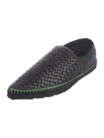 Bottega Veneta Intrecciato Weave Leather Loafers
