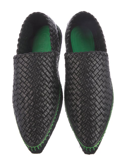 Bottega Veneta Intrecciato Weave Leather Loafers
