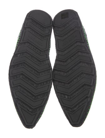 Bottega Veneta Intrecciato Weave Leather Loafers