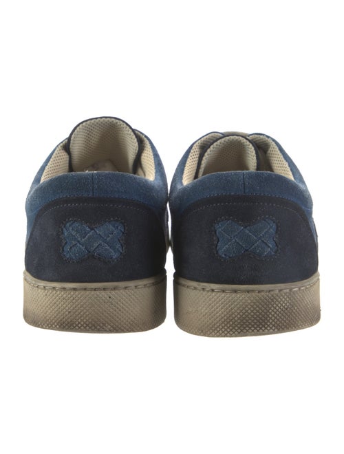 Bottega Veneta Intrecciato Weave Suede Sneakers