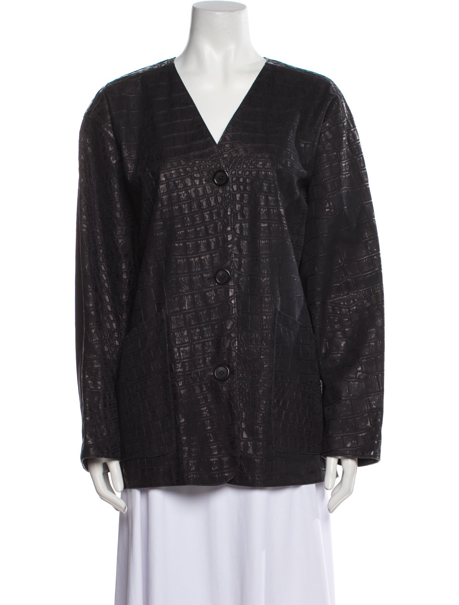 Bottega Veneta Leather Evening Jacket