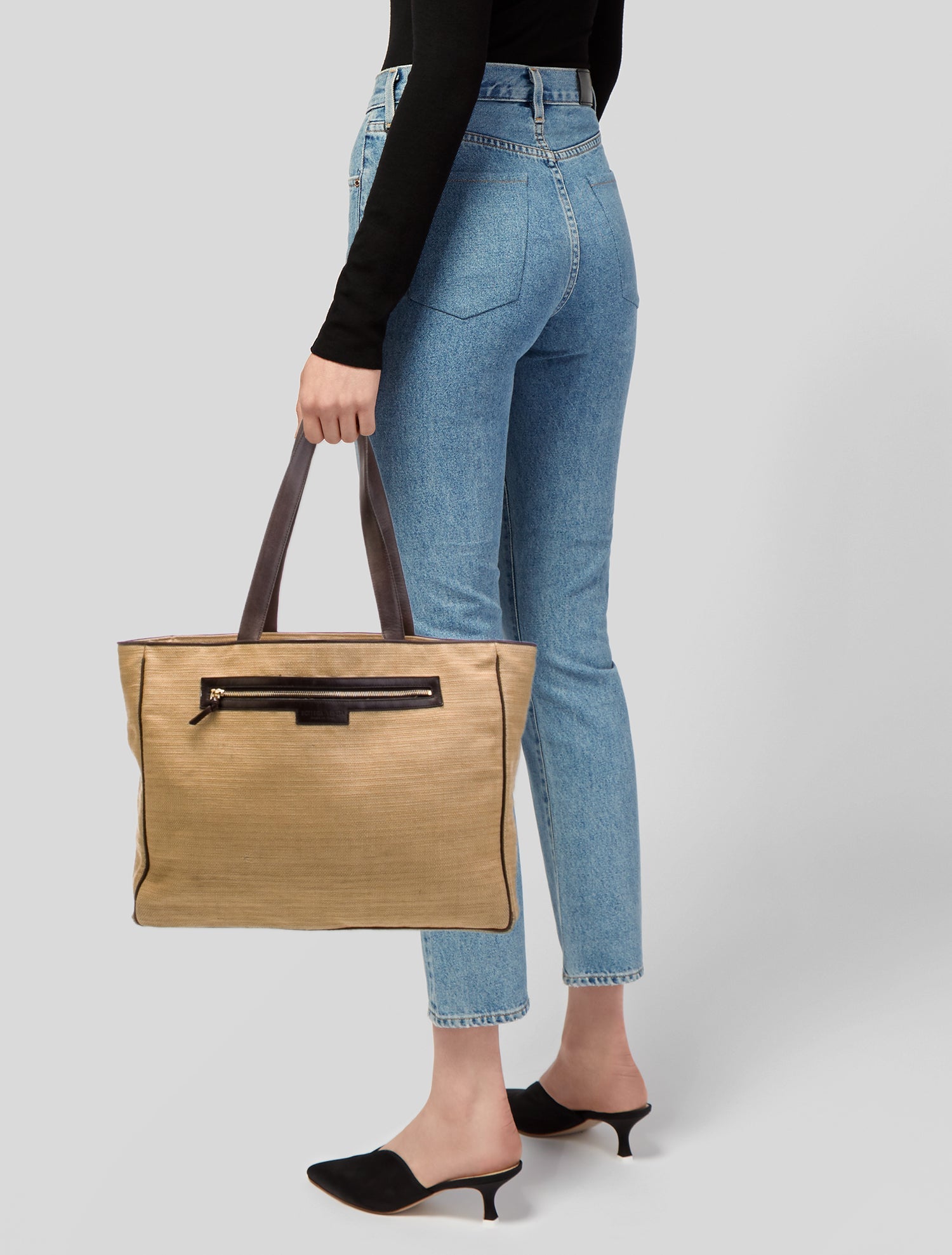 Bottega Veneta Raffia Tote