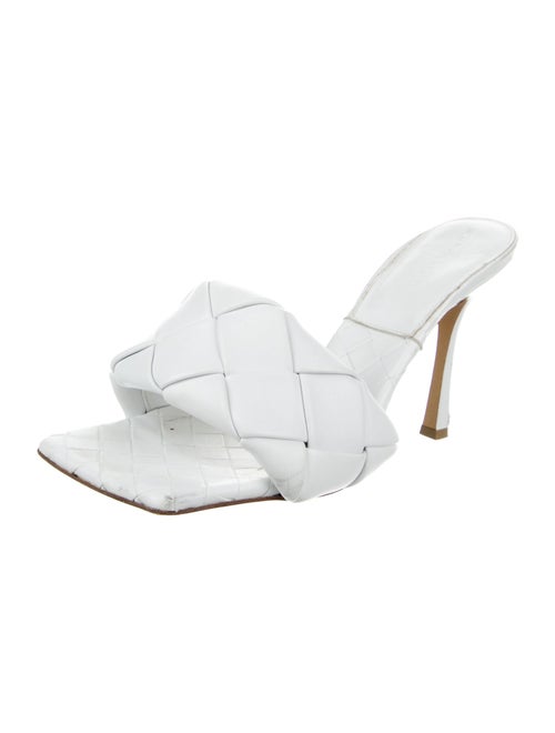 Bottega Veneta Intrecciato Weave Leather Slides