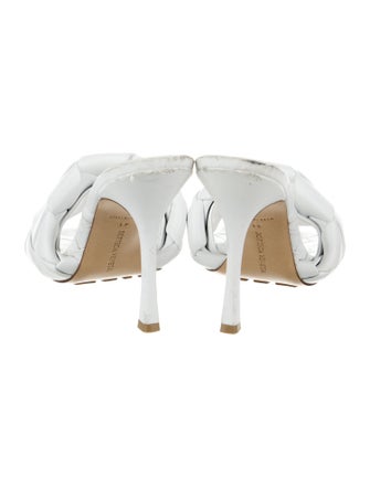 Bottega Veneta Intrecciato Weave Leather Slides