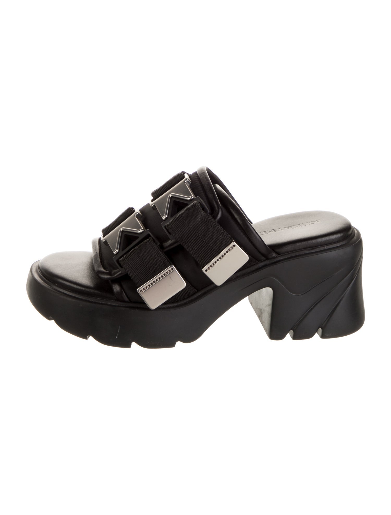 Bottega Veneta Flash Nylon Slides
