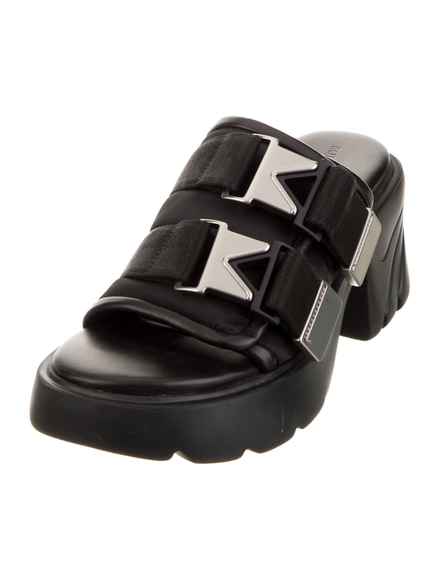 Bottega Veneta Flash Nylon Slides