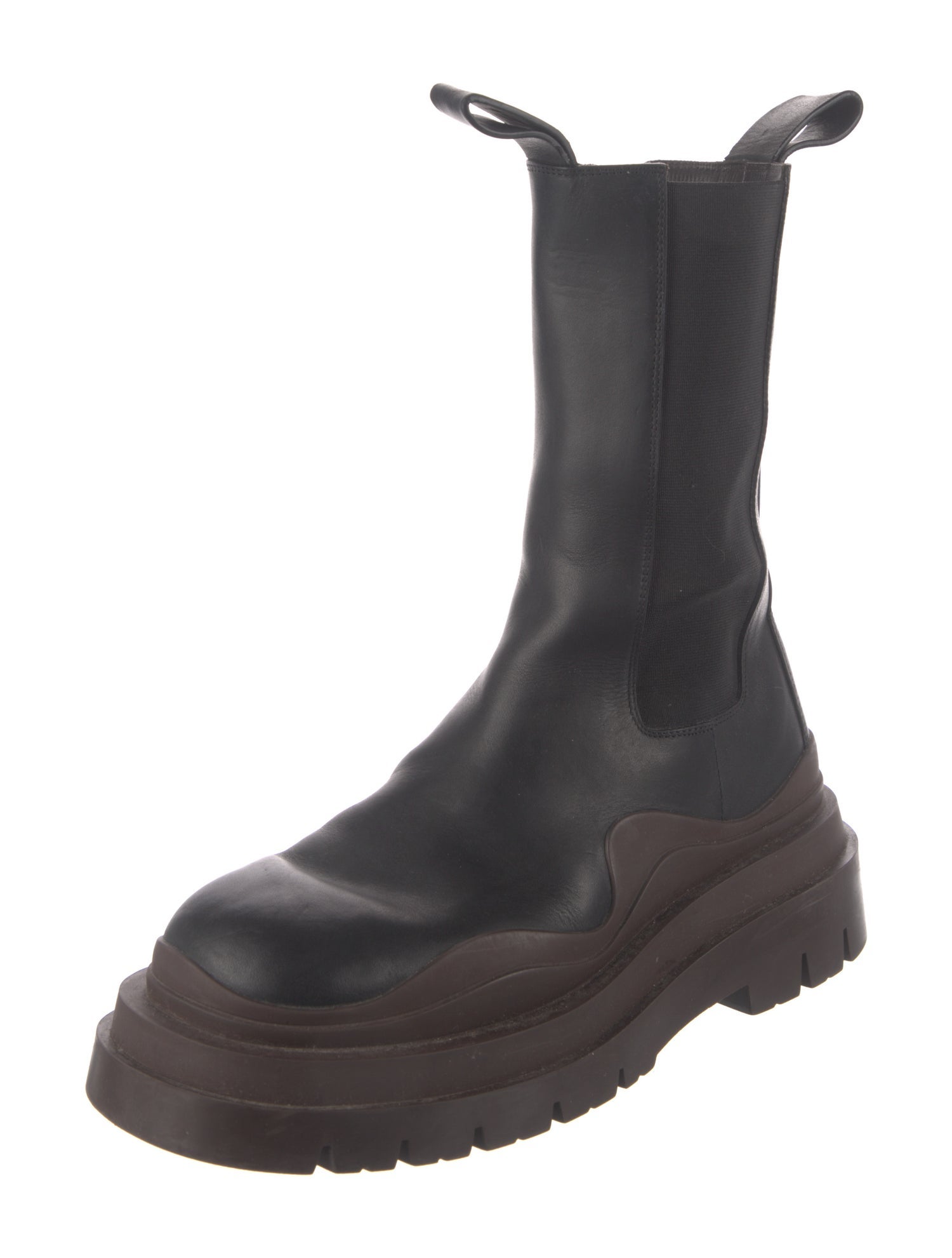 Bottega Veneta Leather Combat Boots