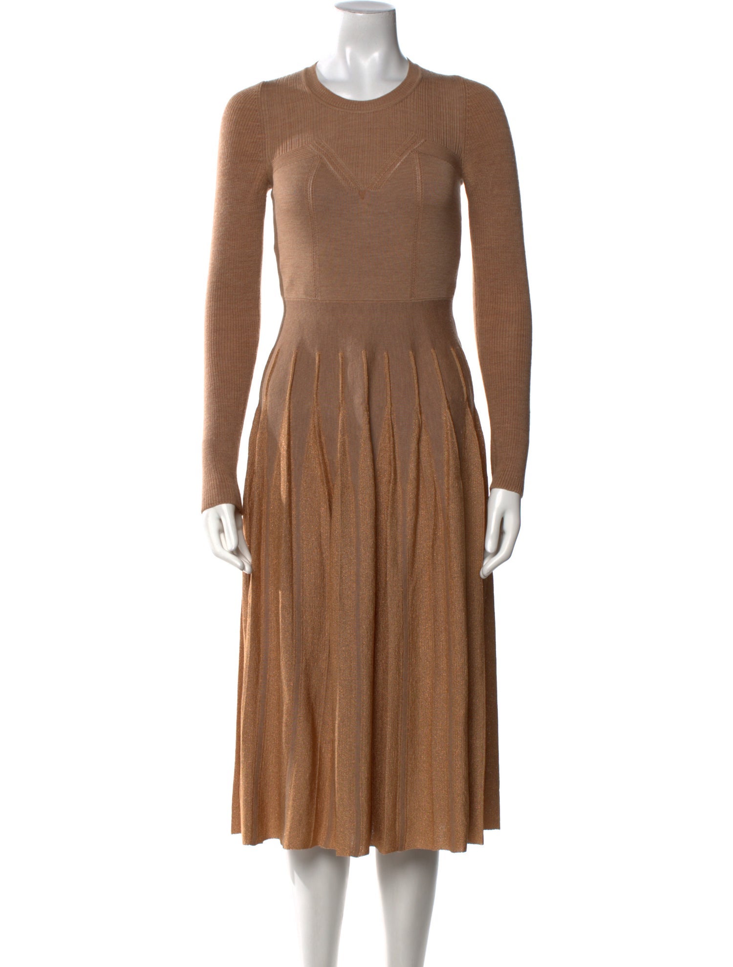 Bottega Veneta Wool Midi Length Dress
