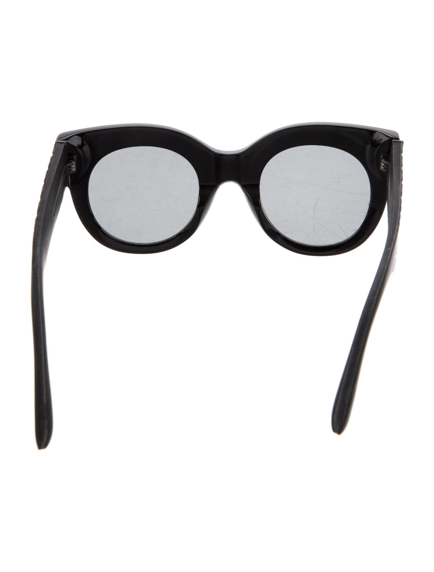 Bottega Veneta Intrecciato Weave Oversize Sunglasses