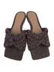 Bottega Veneta Intrecciato Weave Raffia Slides