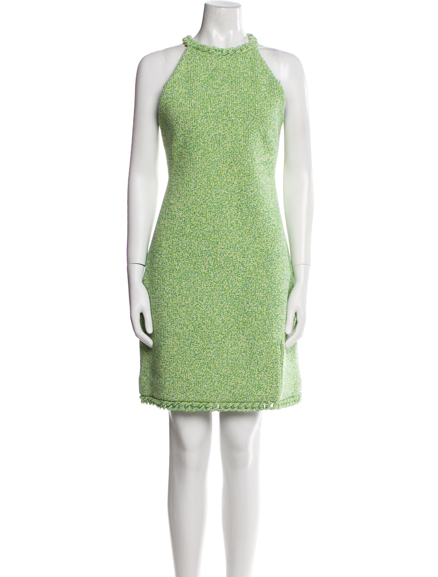 Bottega Veneta Crew Neck Mini Dress