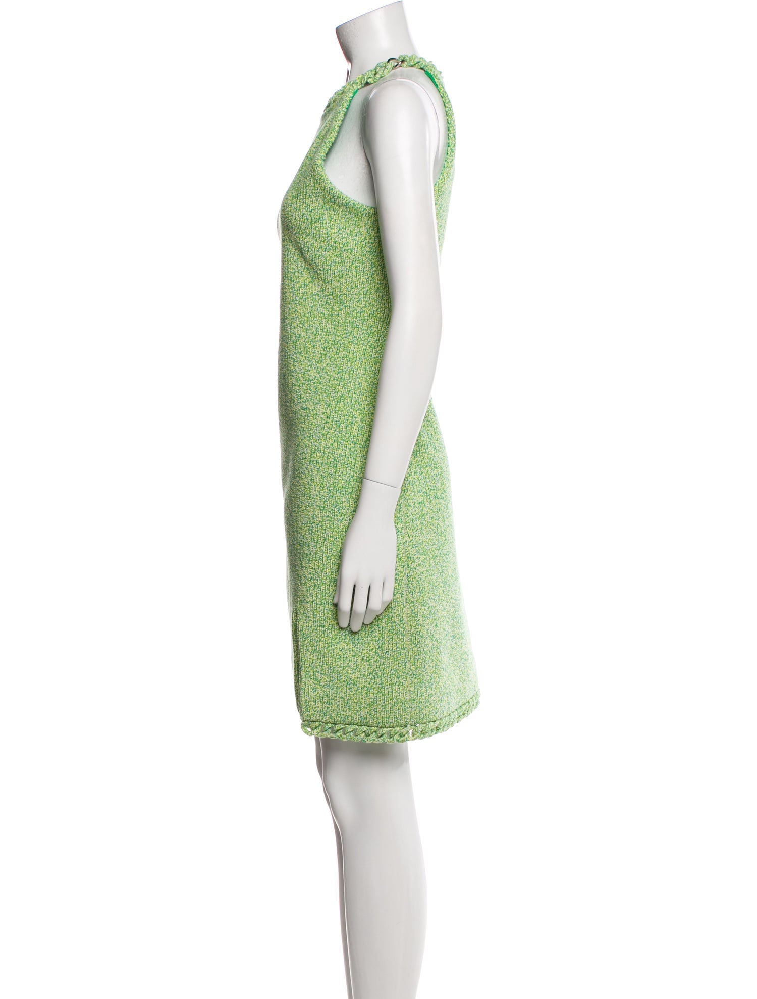 Bottega Veneta Crew Neck Mini Dress