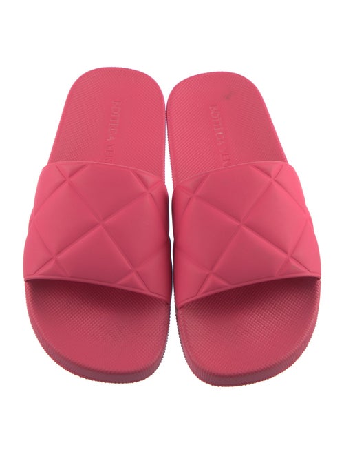 Bottega Veneta Intrecciato Weave Rubber Slides