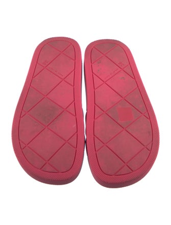 Bottega Veneta Intrecciato Weave Rubber Slides