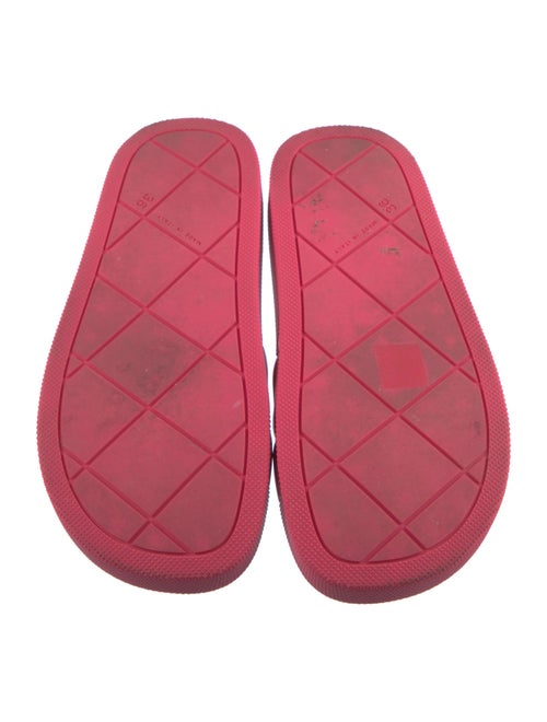 Bottega Veneta Intrecciato Weave Rubber Slides
