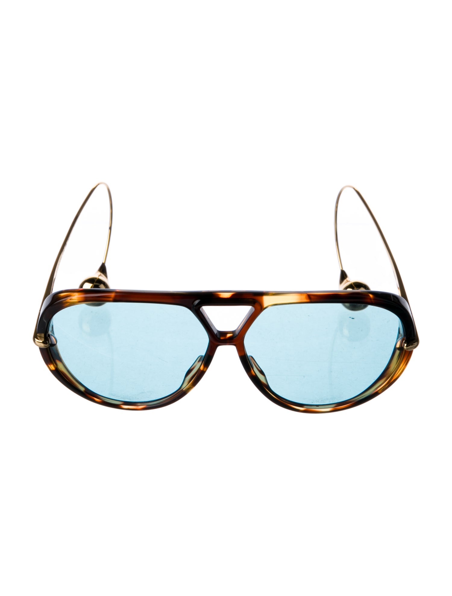 Bottega Veneta Aviator Tinted Sunglasses