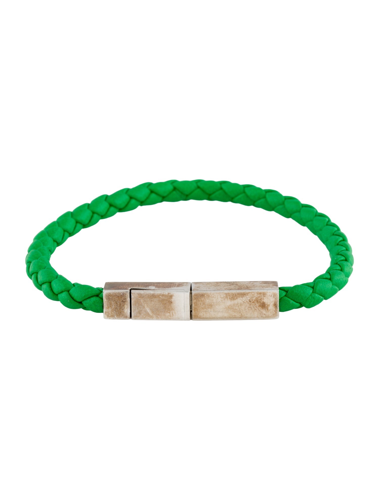 Bottega Veneta Braided Leather Bracelet