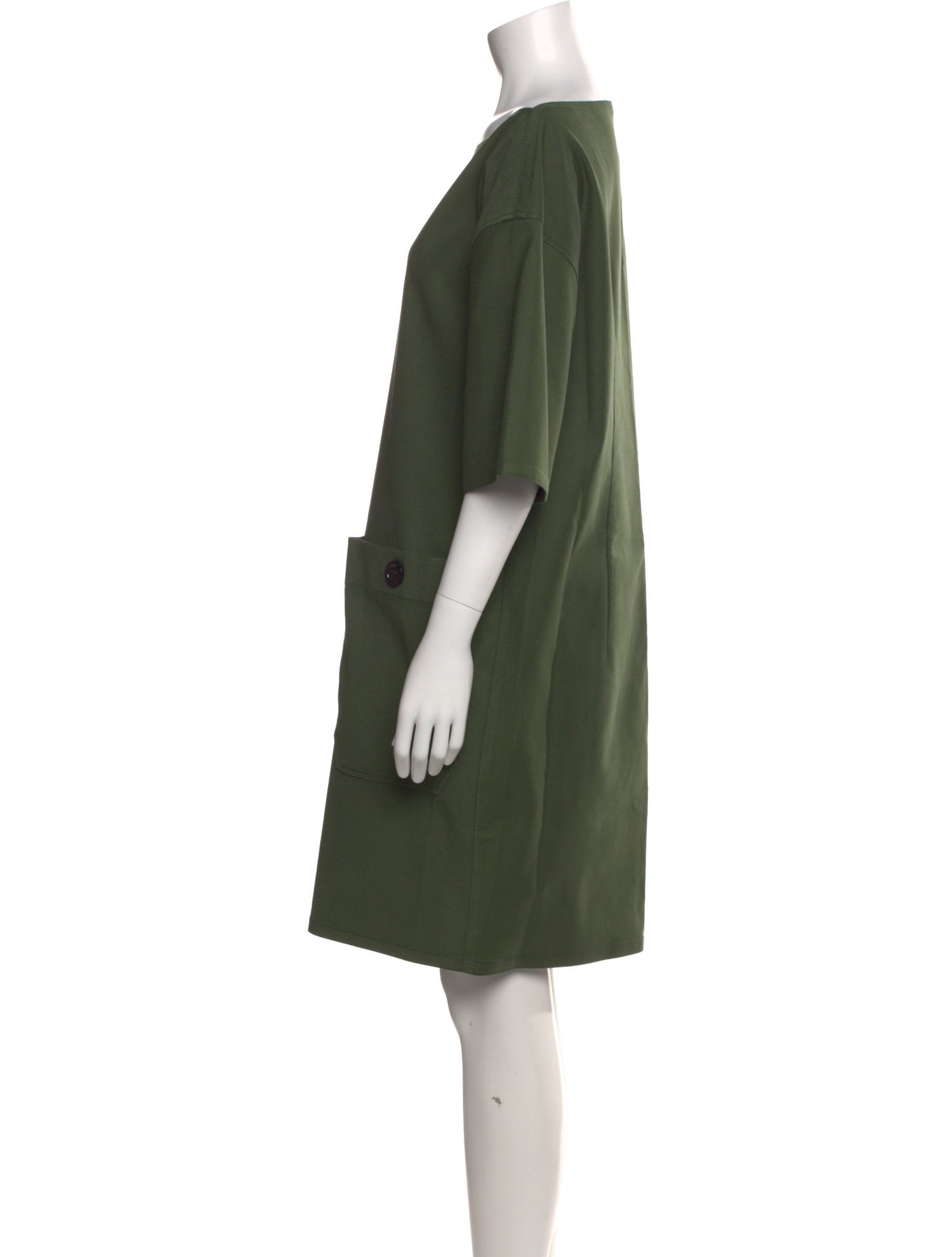 Bottega Veneta Bateau Neckline Mini Dress