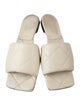 Bottega Veneta Quilted Pattern Leather Slides