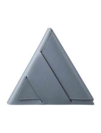 Bottega Veneta Leather Triangle Folding Notebook Cover