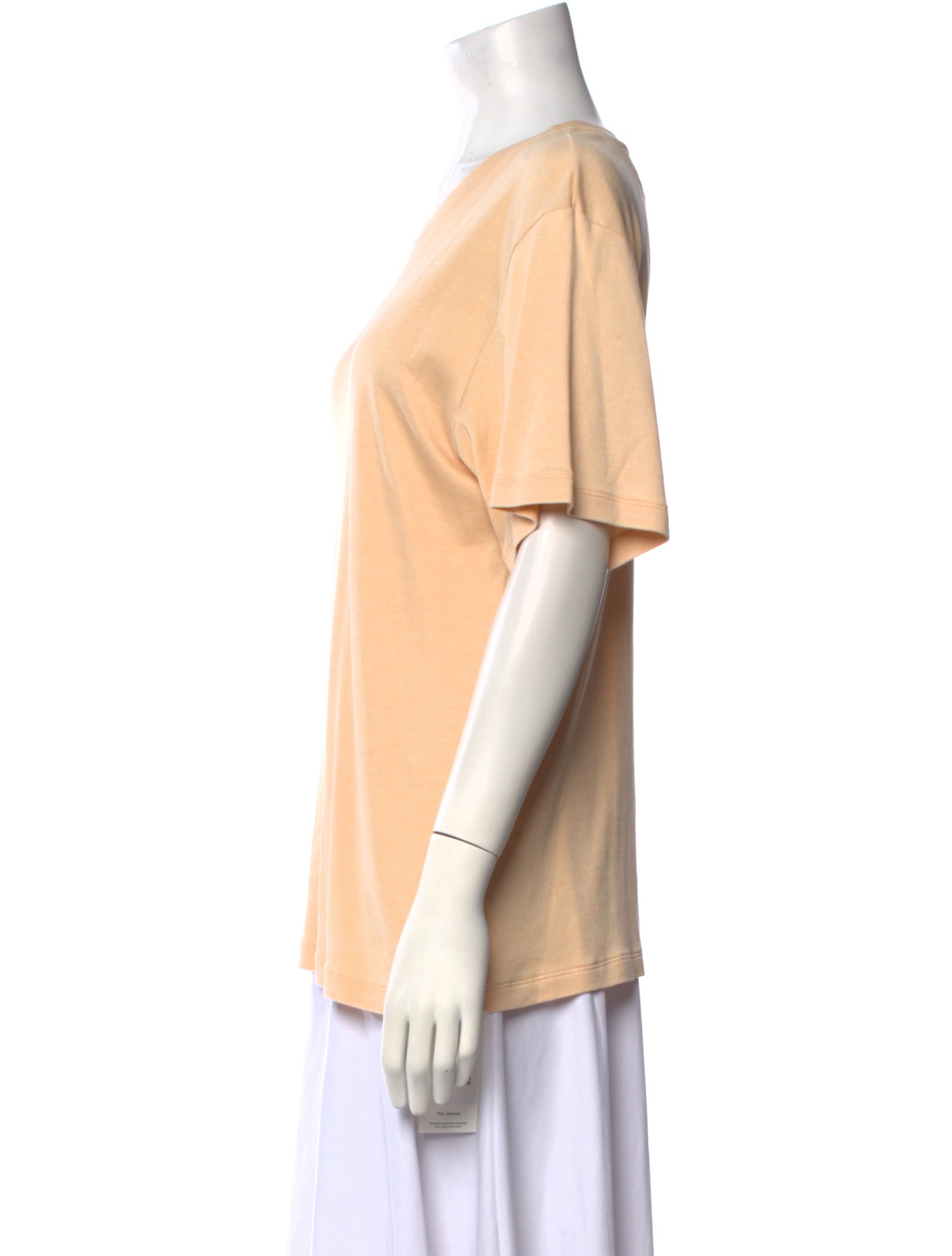 Bottega Veneta Silk Scoop Neck T-Shirt