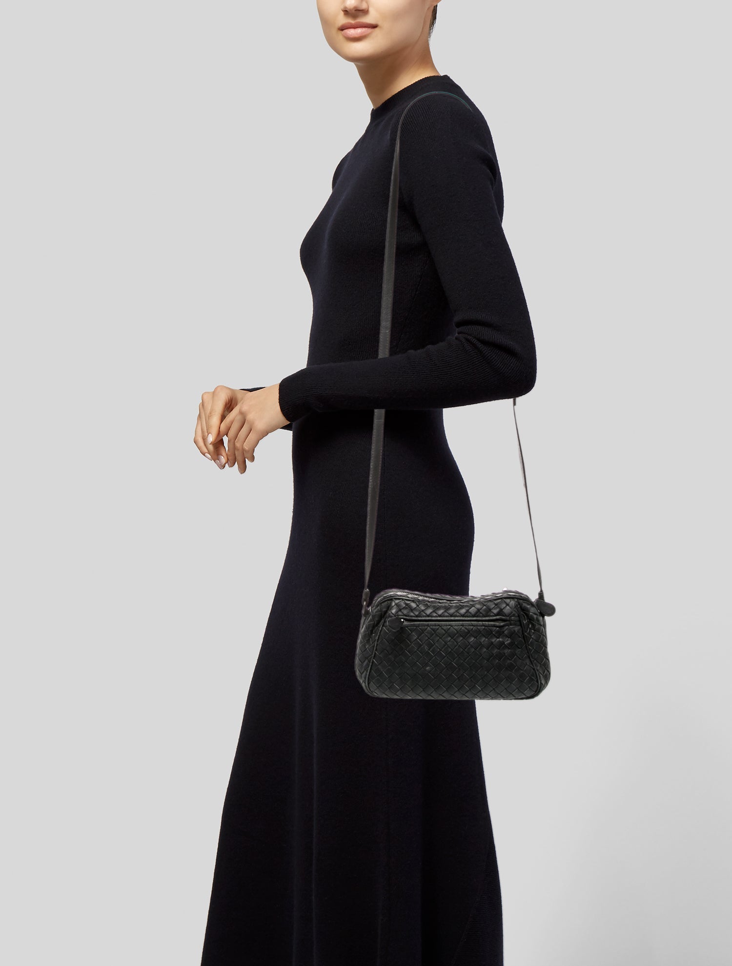 Bottega Veneta Intrecciato Messenger Bag Vintage