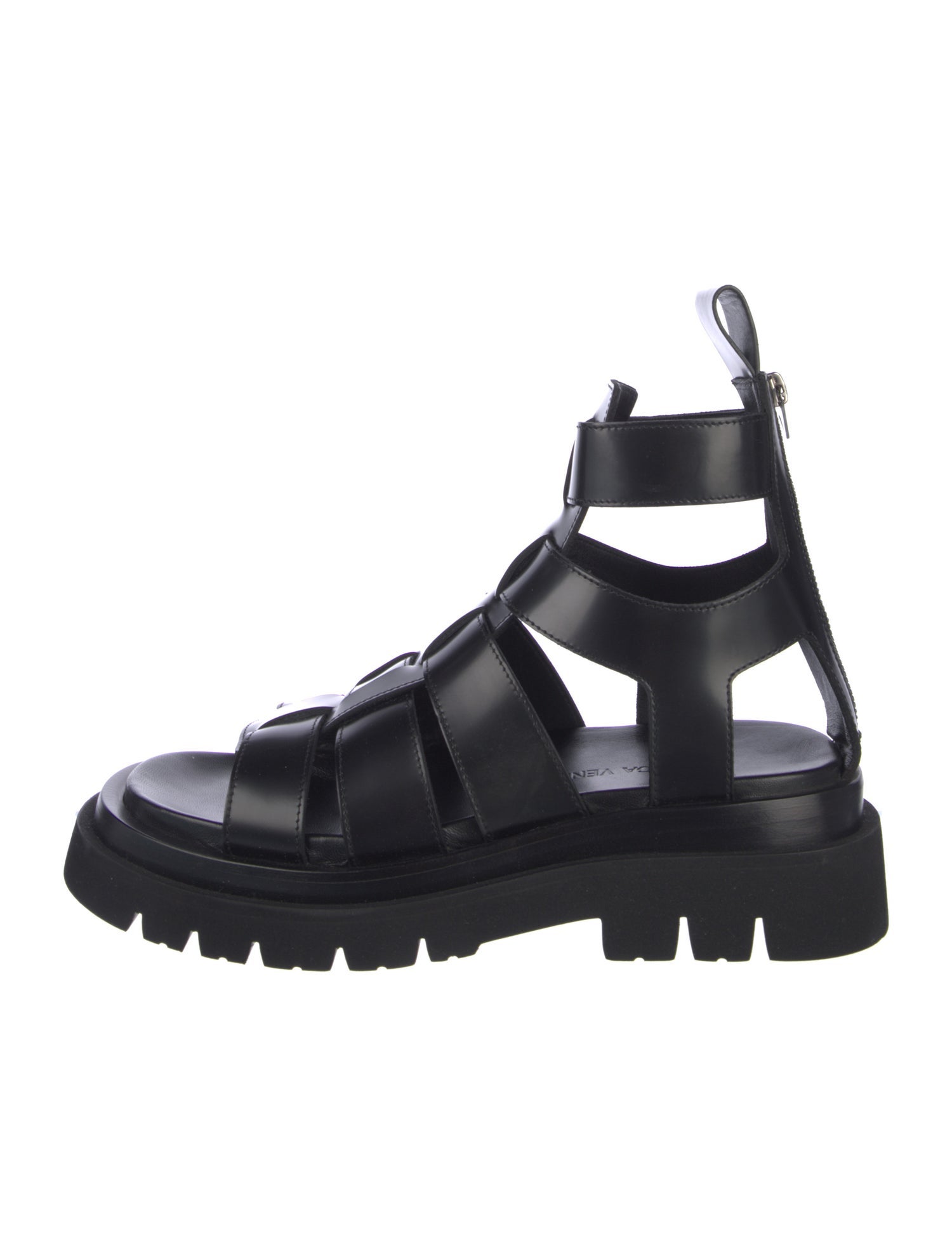 Bottega Veneta Leather Gladiator Sandals