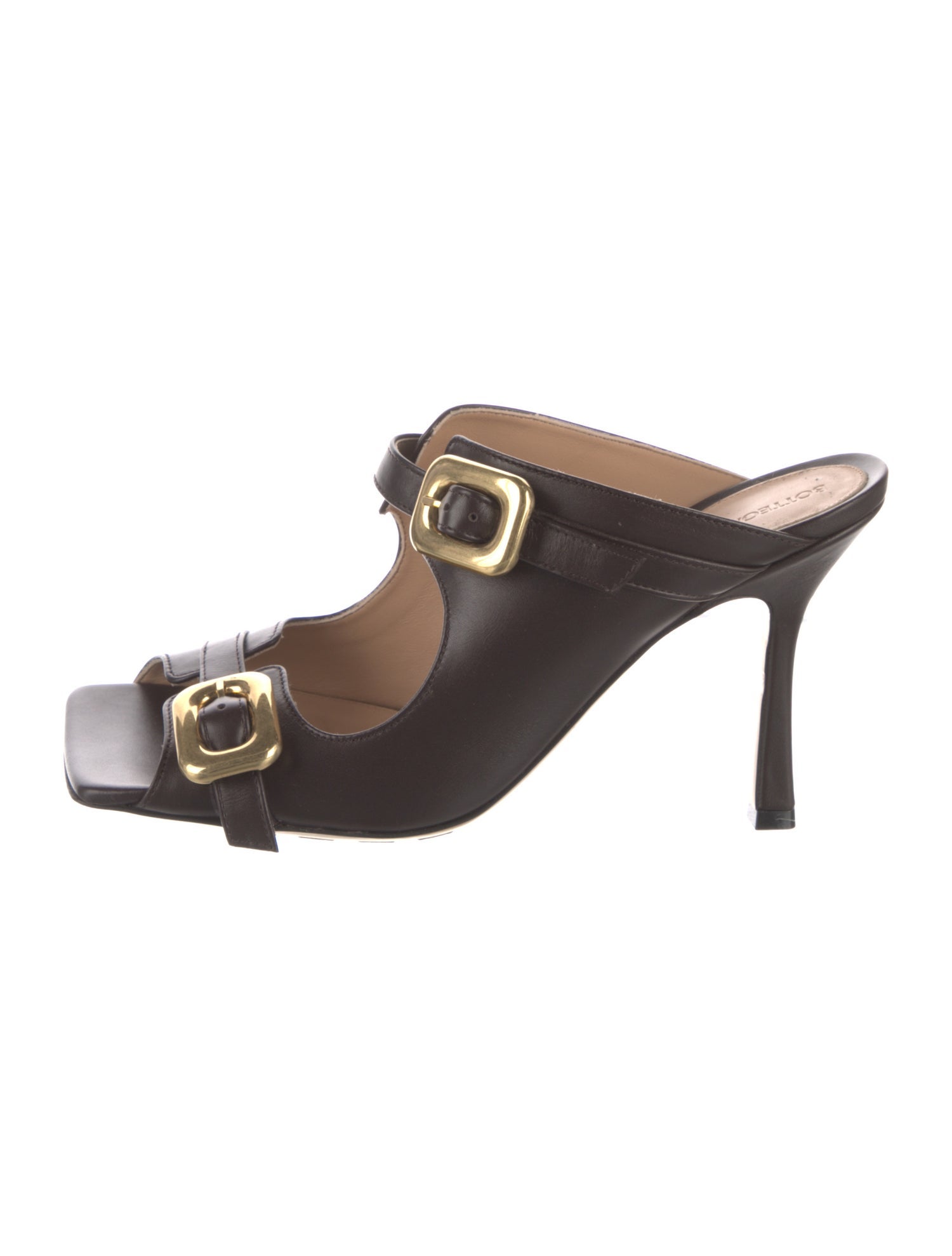 Bottega Veneta Leather Slides