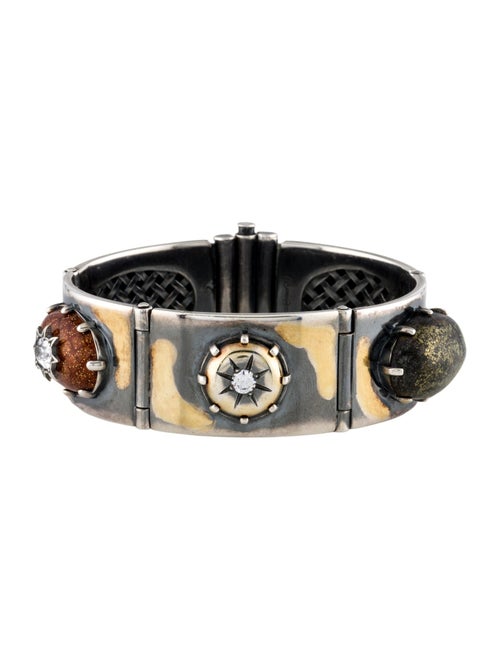 Bottega Veneta Stone Oval Link Bracelet