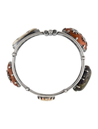 Bottega Veneta Stone Oval Link Bracelet