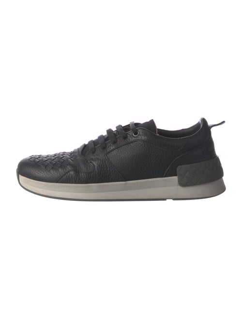 Bottega Veneta Intrecciato Weave Leather Sneakers