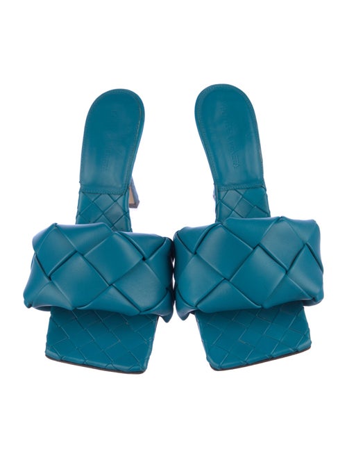 Bottega Veneta Intrecciato Weave Leather Slides