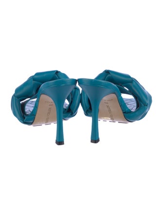 Bottega Veneta Intrecciato Weave Leather Slides