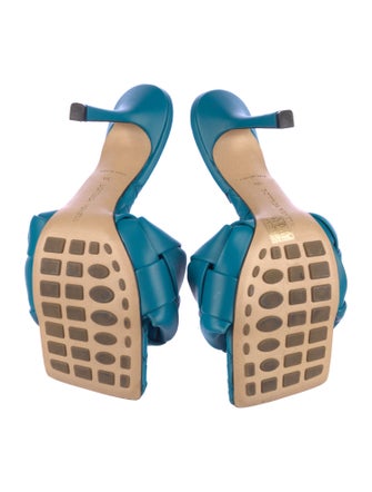 Bottega Veneta Intrecciato Weave Leather Slides