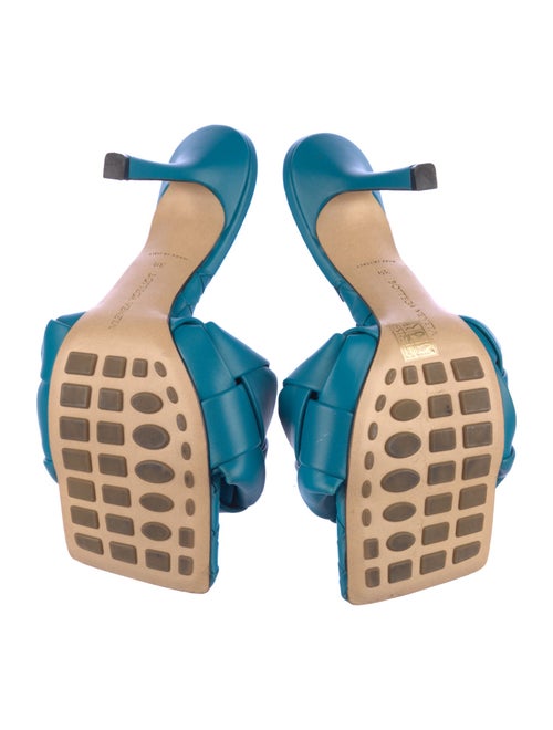 Bottega Veneta Intrecciato Weave Leather Slides