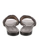 Bottega Veneta Quilted Pattern Leather Slides