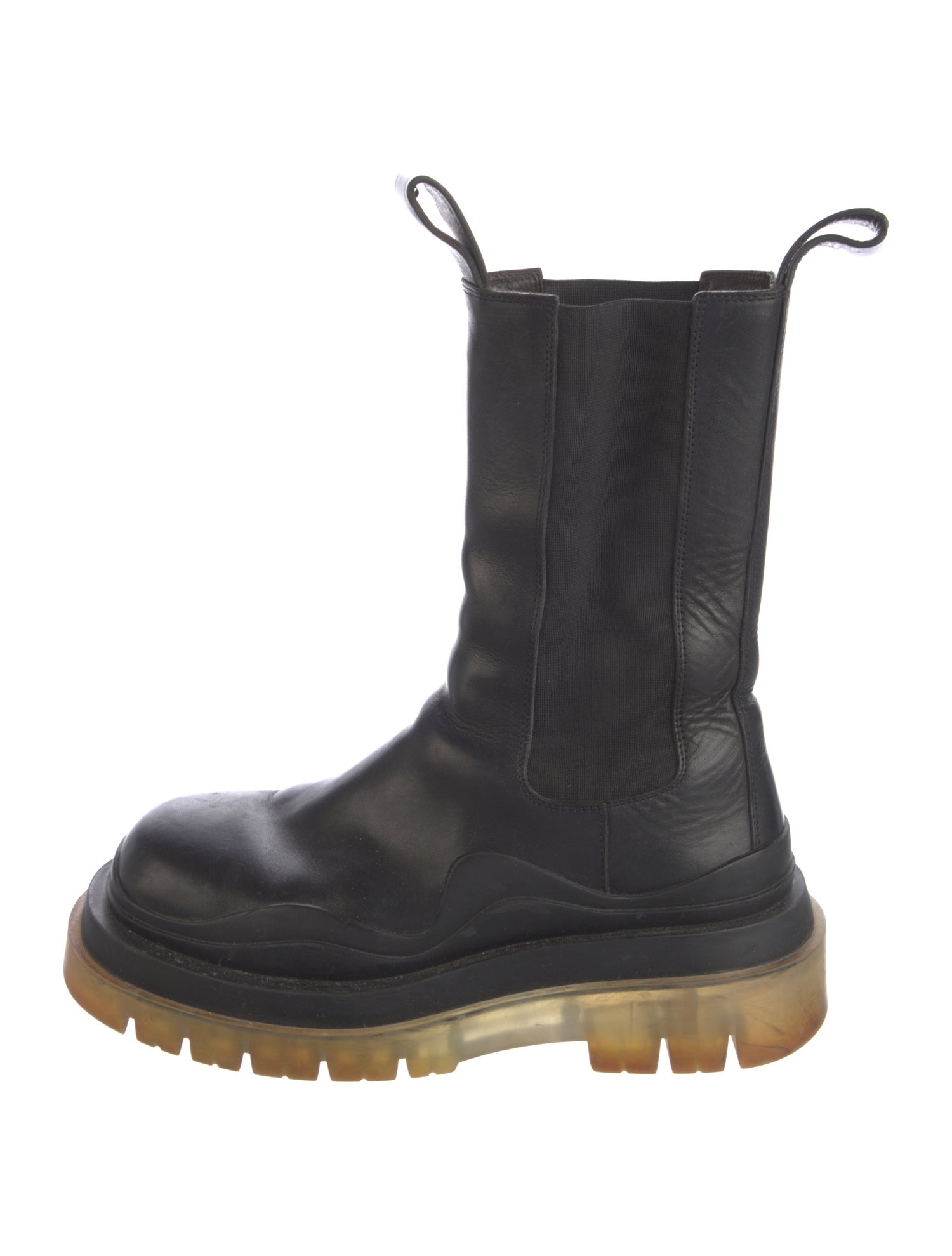 Bottega Veneta Leather Combat Boots