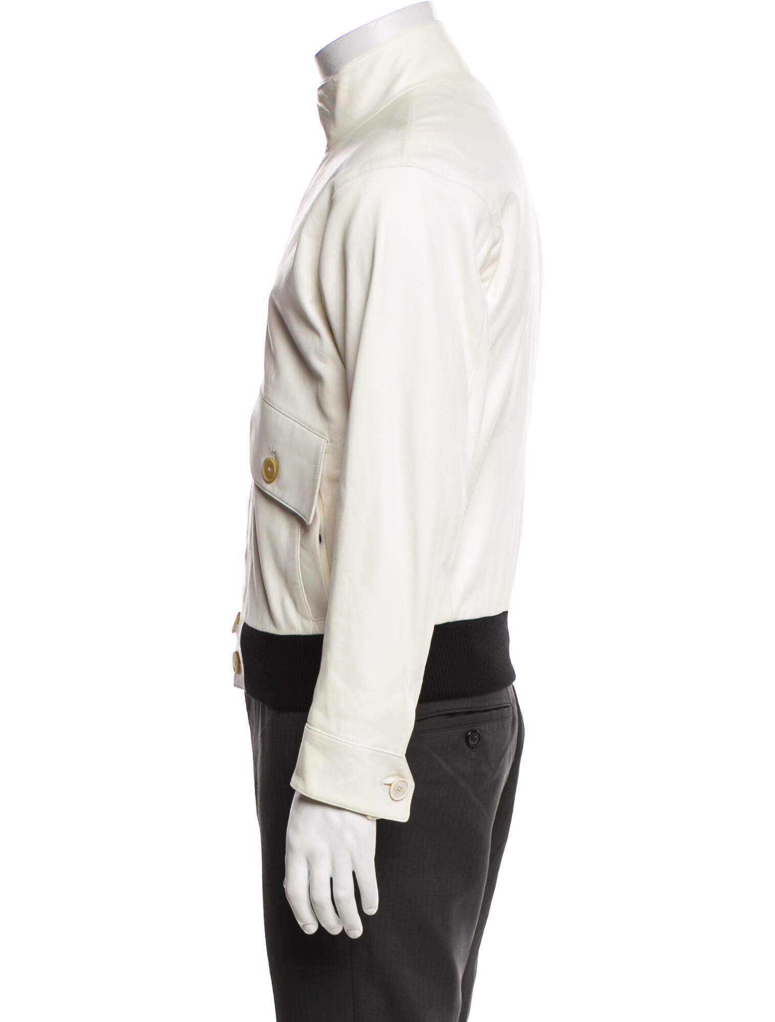 Bottega Veneta Lamb Leather Bomber Jacket w/ Tags